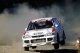 Tommi Makinen con la Mitsubishi Lancer Evo nel WRC 1996