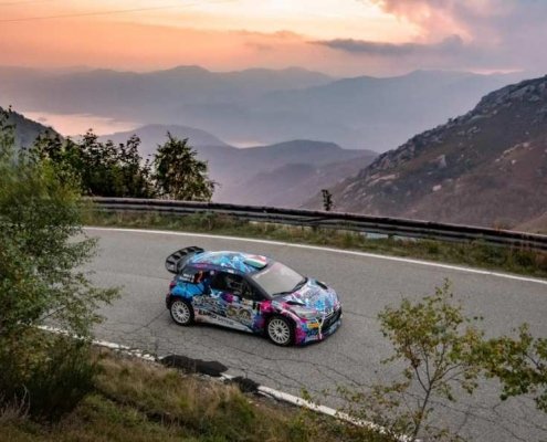 Simone Miele con la Citroen DS3 WRC