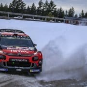 Esapekka Lappi e Janne Ferm con la Citroen C3 WRC Plus in Svezia