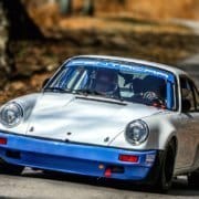 Lucio Da Zanche sulla Porsche 911 Gruppo B