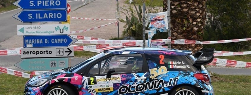 Simone Miele sulla Citroen DS3 WRC