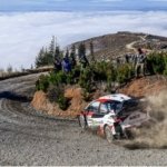 Ott Tanak con la Toyota Yaris WRC Plus al Rally Cile 2019
