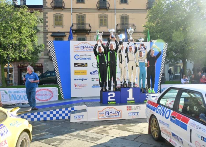 Podio Rally valli Cuneesi