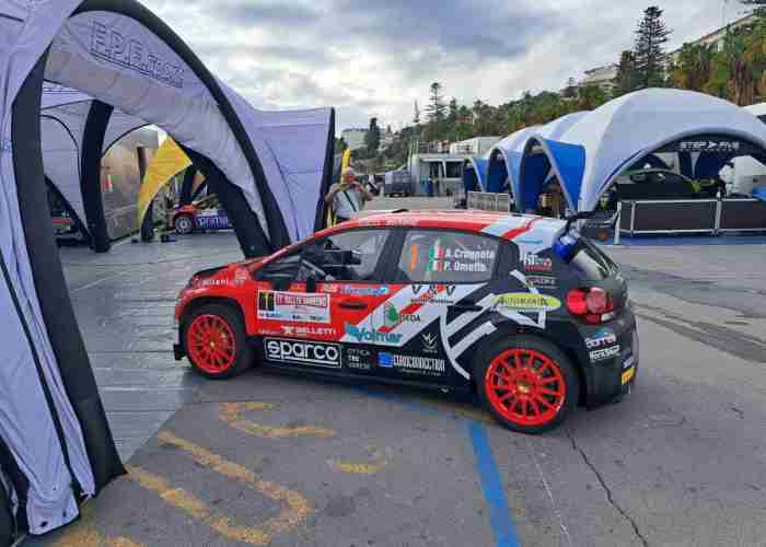 Il Parco assistenza del Rallye Sanremo