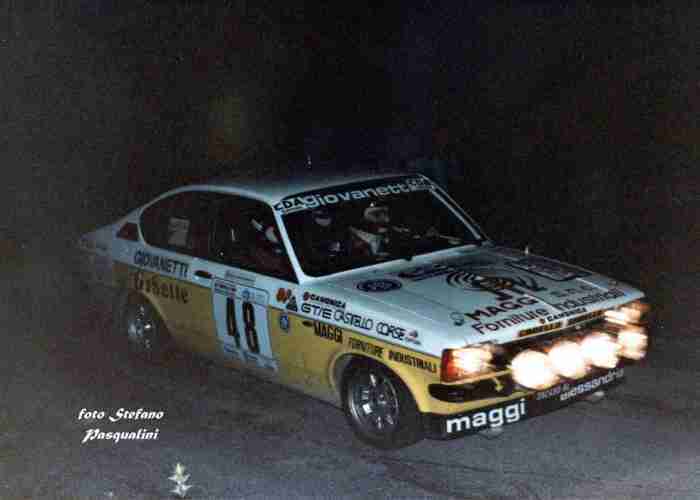 Tarditi-Rossi, Rally Coppa d'Oro 1983