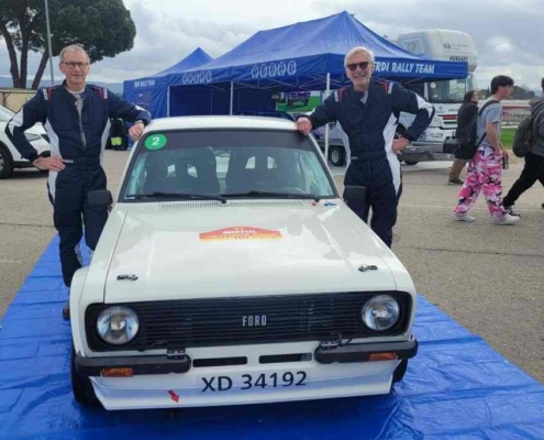 Valter Jensen ed il suo navigatore Erik Pedersen al Rally Costa Brava 2023