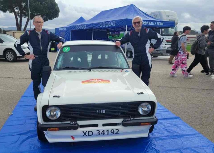 Valter Jensen ed il suo navigatore Erik Pedersen al Rally Costa Brava 2023