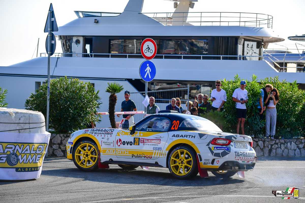 gobbin barra al rallye sanremo, foto magnano