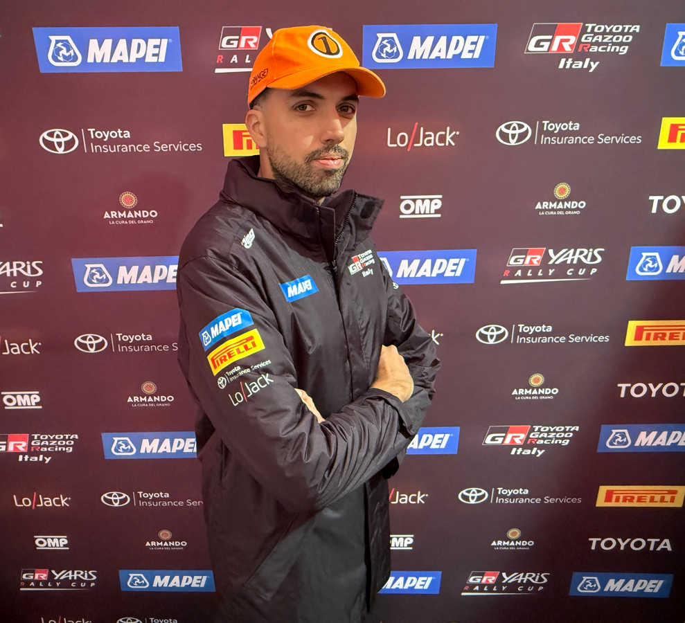 simone campedelli con i colori toyota
