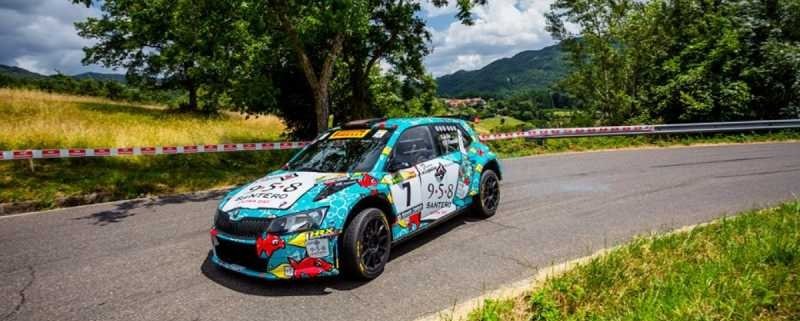 Alessandro Re con la Skoda Fabia della HK Racing