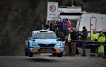 Albertini e Fappani sulla Skoda Fabia R5 nello scatto Rettagliati