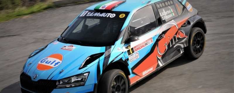 Stefano Albertini velocissimo con la Skoda Fabia R5 in Val Merula