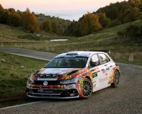 Andrea Crugnola impegnato al Rally Due Valli