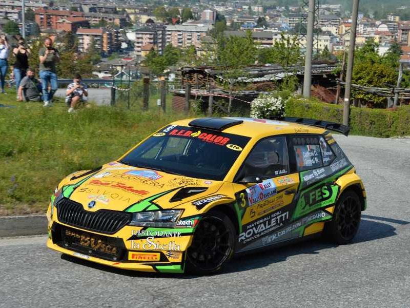 Davide Caffoni, Rally Valle Ossolane 2021 - foto Alquari