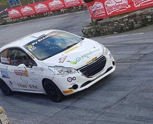 Davide Craviotto in sofferenza alla Ronde della Val Merula