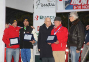 Da sinistra Michele Tedaldi, Andrea Galeazzi, il sindaco di Tizzano Bodria e Loris Mercadanti, foto Diessephoto
