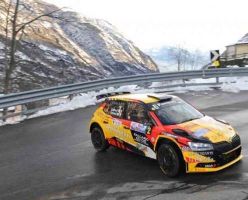 Rally Valli Ossolane: festa per Davide Caffoni e Mauro Grossi