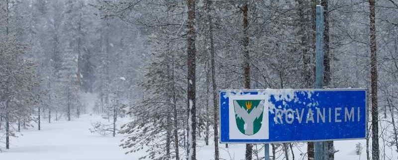 Le strade dell'Arctic Rally Finland