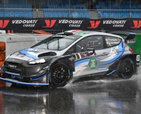 Fabrizio Fontana con la Ford Fiesta WRC Plus sarà ad Adria