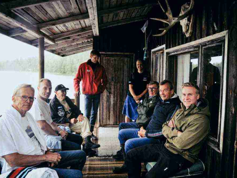 Foto di gruppo dei grandi finlandesi