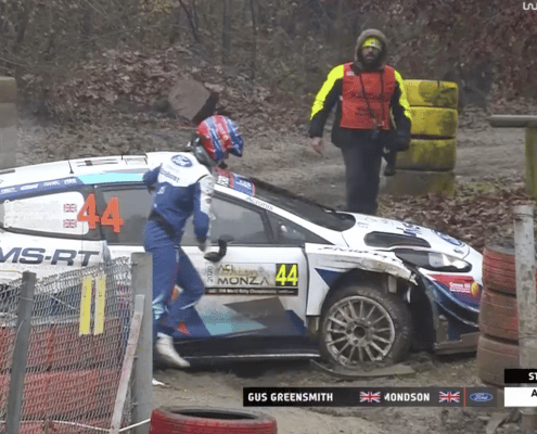 WRC, PS2-3 Monza: Sordo comanda, Greensmith sbatte