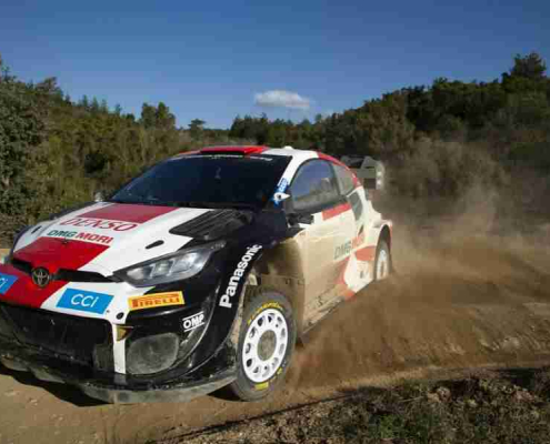 Toyota Yaris Rally1 test