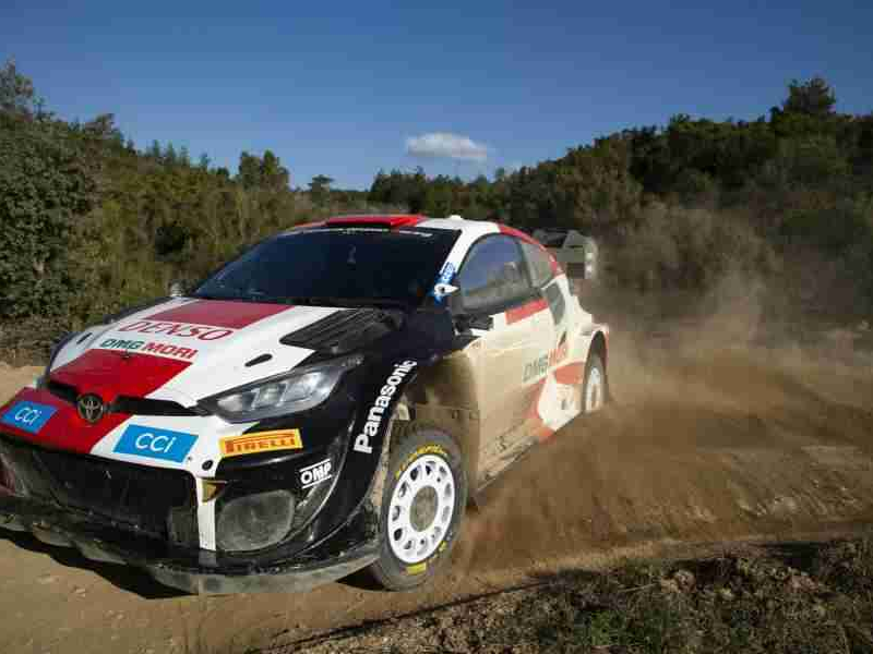 Toyota Yaris Rally1 test