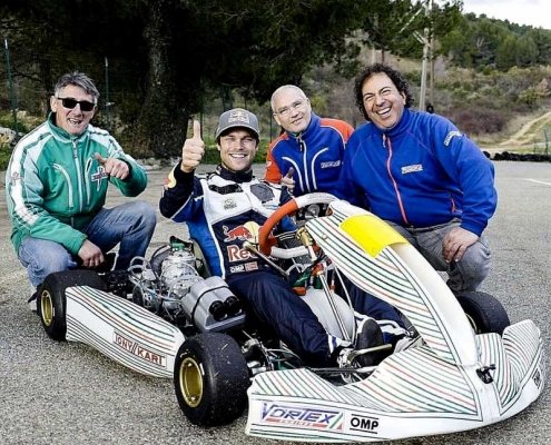 Andreas Mikkelsen torna sui go-kart