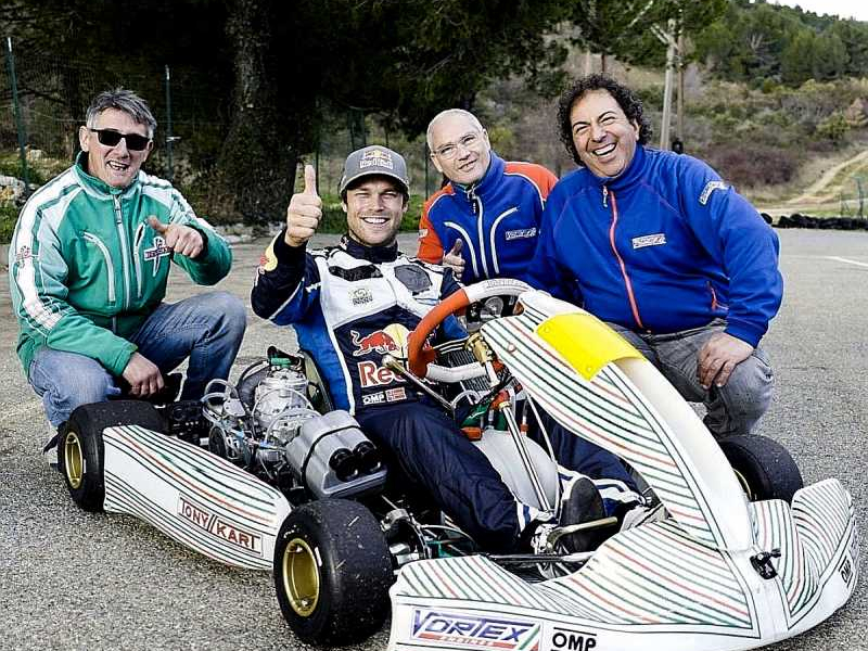 Andreas Mikkelsen torna sui go-kart