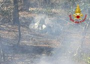 Incendio Rally dei Laghi
