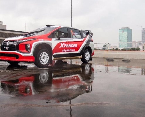 Xpander AP4, il primo minivan da rally by Mitsubishi