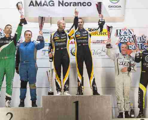 Podio Rally del Ticino 2021