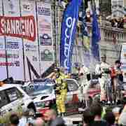 Podio del Rallye Sanremo 2022
