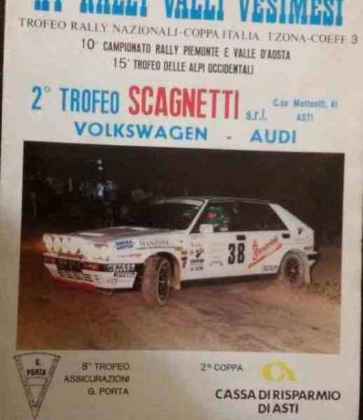 Il 26 agosto 1979 parte il primo Rally Valli Vesimesi