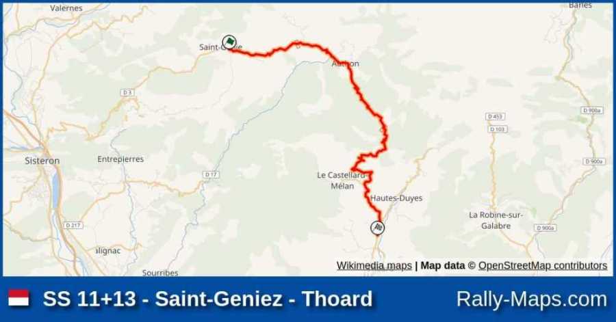 Rallye MonteCarlo 2022 Saint Geniez-Thoard