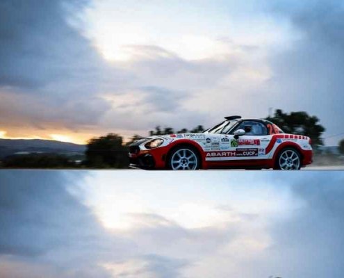 Abarth Rally Cup: Gobbin-Cervi dall'Italia al podio in Portogallo