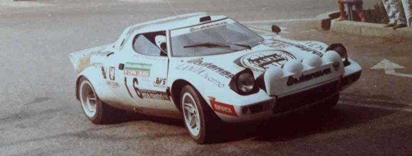 Roberto Volpi con la Stratos al Liburna 1981 nella foto di Paolo Ribechini