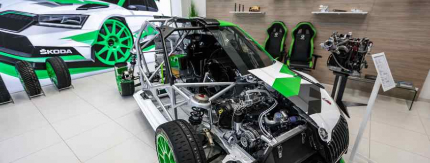 Sezione trasversale Skoda Fabia Rally2 Evo