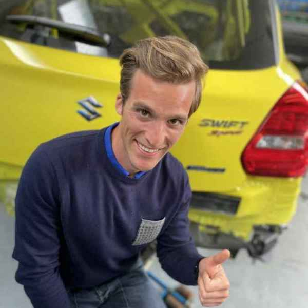 Simone Goldoni riparte dall'ibrido firmato Suzuki