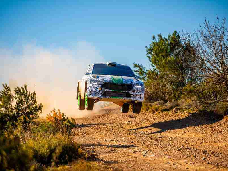 Skoda Fabia RS Rally2 evo rally