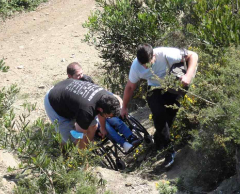 Tifoso paraplegico di Hyundai in Portogallo