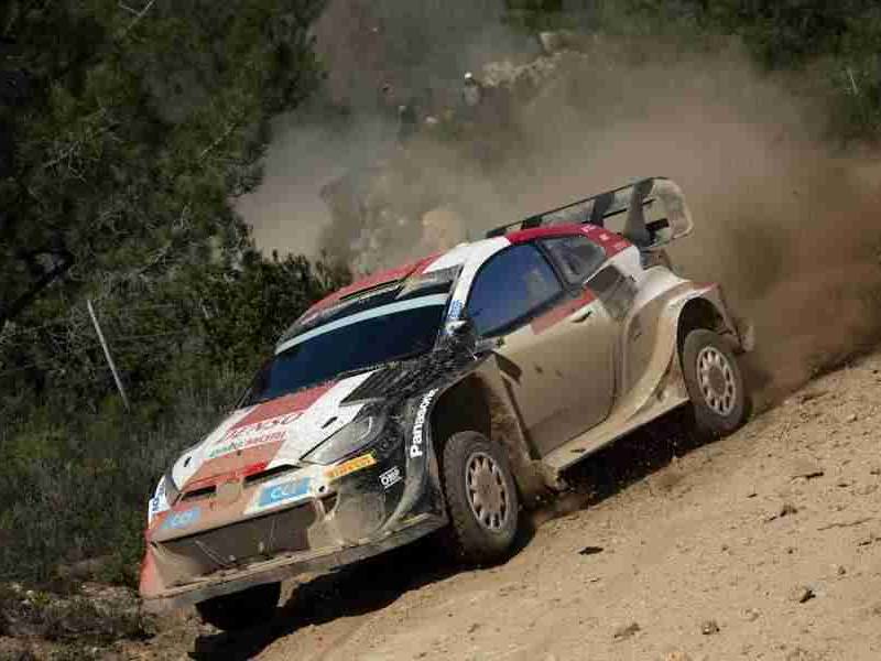 Toyota Yaris Rally1 test
