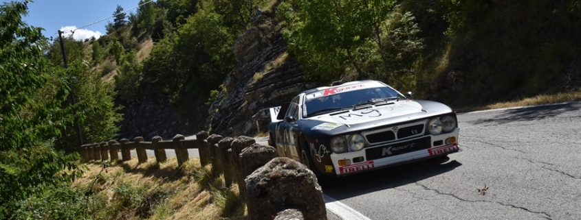 Bianchini-Paganoni, su Lancia 037, sono secondi assoluti
