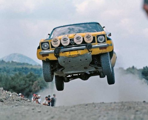 Walter Rohrl e Jochen Berger al Rally dell'Acropoli 1975