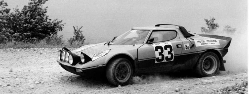 Giovanni alberti al Rally 4 Regioni del 1976, foto Rallymania forum