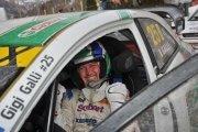 Gigi Galli al via di Rallylegend