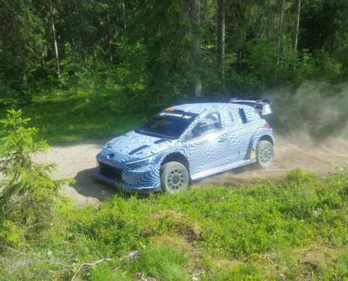 Test in Finlandia per la Hyundai Rally1 2022
