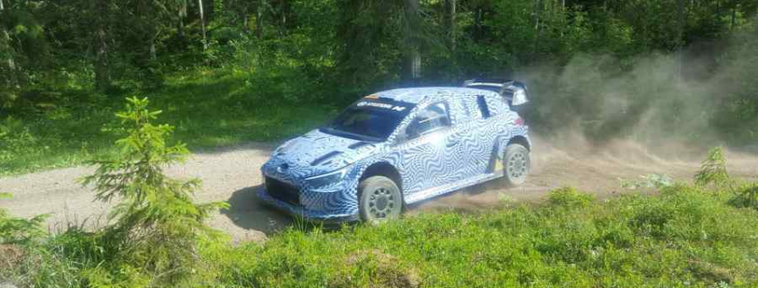 Test in Finlandia per la Hyundai Rally1 2022